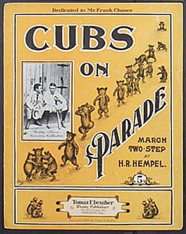 1907 Cubs On Parade